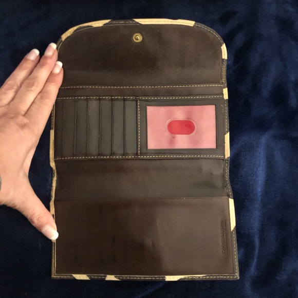 Dooney & Bourke Giraffe Print Handbag Purse with Matching Wallet - Picture 10 of 15